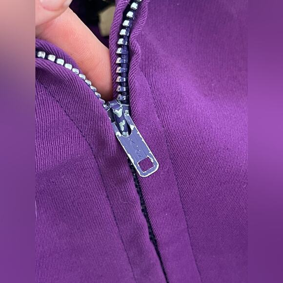 70s Vintage Roffe Purple Snow Suit with Matching Vest - Picture 5 of 15